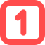 Icône du chiffre 1